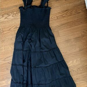 Hill House Black Midi Dress